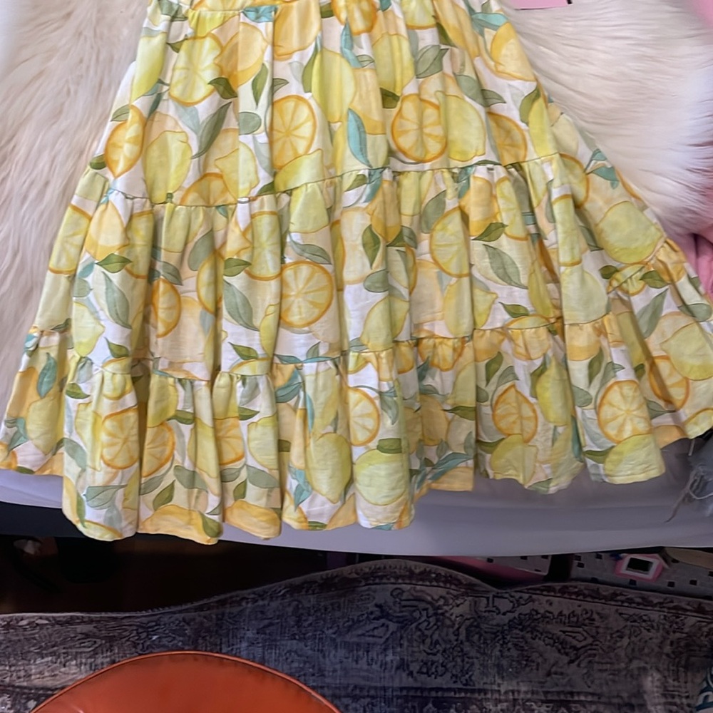 Avec Les Filles Yellow Floral Mini Dress - Picture 5 of 12